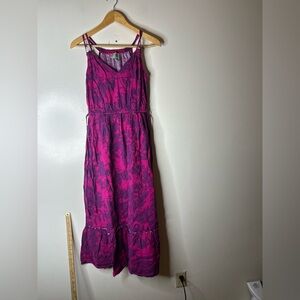 Anthropologie Saturday Sunday Yasmine Maxi Dress Pink Purple Womens Size Small